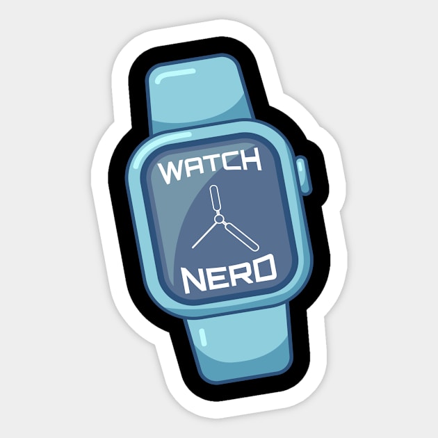 Watch Nerd Wristwatches Smartwatch Watch Sticker by MooonTees